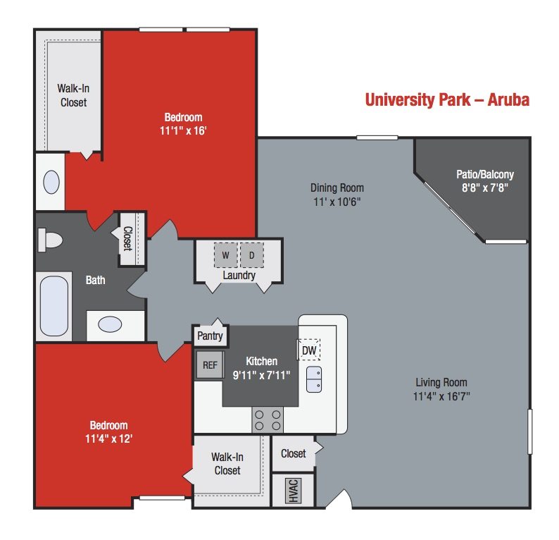 Apartments For Rent TGM University Park - Aruba 