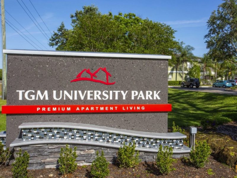 TGM University Park Apartments Monument